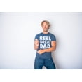 thumbnail image 6 of Mens Reel Great Dad T shirt Funny Fathers Day Fishing Tee Gift for Fisherman Graphic Tees, 6 of 9