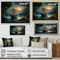 thumbnail image 4 of Designart "Waters Boat Magical III" Transportation Floater Framed Wall Art Print, 4 of 7