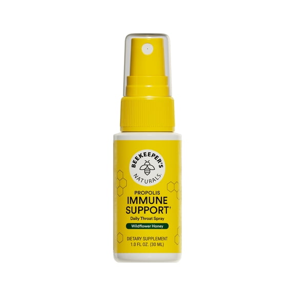 Beekeeper's Naturals Propolis Throat Spray, Immune Support, 1 fl oz