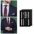 thumbnail image 1 of 10 Pcs Tie Clips Set For Men Tie Bar Clip Black Silver Tone Gold Tone For Wedding Business With, 1 of 6