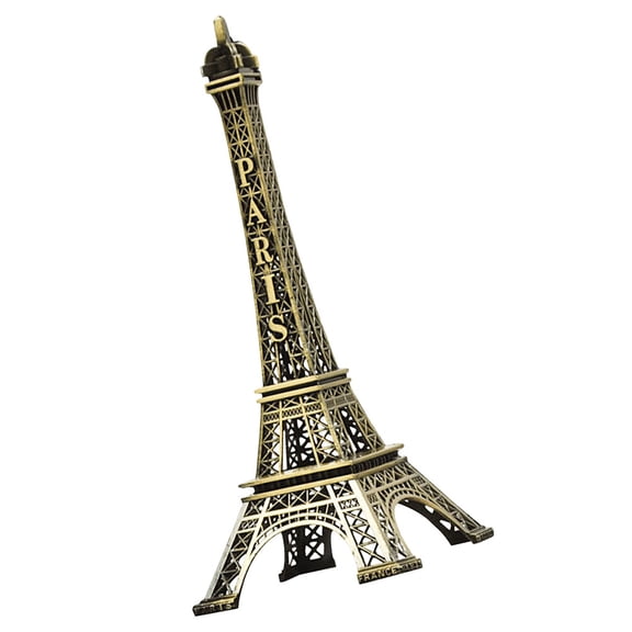 HOOWIFFY Decorative Alloy Eiffel Tower Figurine Metal Sculpture for Bedroom, Office, Home Decor
