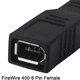 thumbnail image 3 of Convertidor de adaptador de transferencia de datos IEEE 1394 tipo A 400 de 6 pines hembra a 1394 tipo B 800 de 9 pines macho Adepaton 2035313, 3 of 8