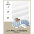 thumbnail image 2 of Chair Seat Covers,Blue and White Pinstripe Gradient Art Stripes Stretch Removable Seat Covers for Dining Chairs,Soft Dining Room Seat Cover Set of 4, 2 of 5