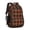 Red and Black, variant on Purple and Black Checkered Pattern Backpack for School, Cute School Bag with Adjustable Shoulder Straps and Padded Back, 16.9"x12.6"x5.9"