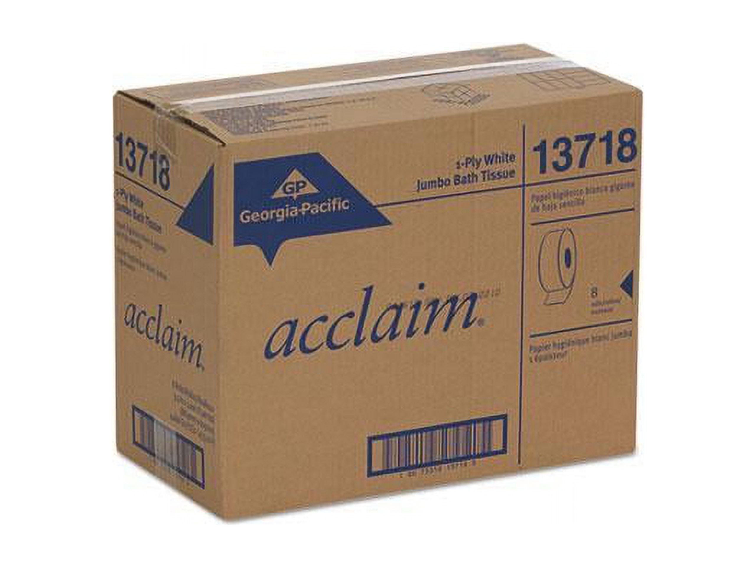 Georgia Pacific Professional 1-Ply Septic Safe Toilet Paper, 8 Rolls per Carton