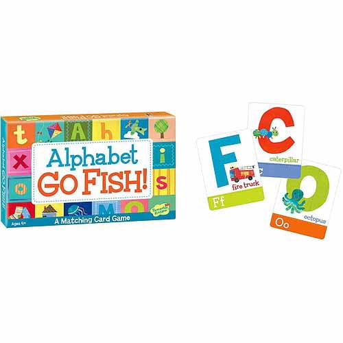 Vintage Go Fish For Letters Laminated Make A Word Card Game University Games New 