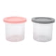 thumbnail image 3 of Contenedores de pintas de helado, 4 unidades, 600ml, recipientes reutilizables para almacenamiento de alimentos para congelador, para fabricantes de helados de la serie NC299AMZ NC300s, 3 of 13