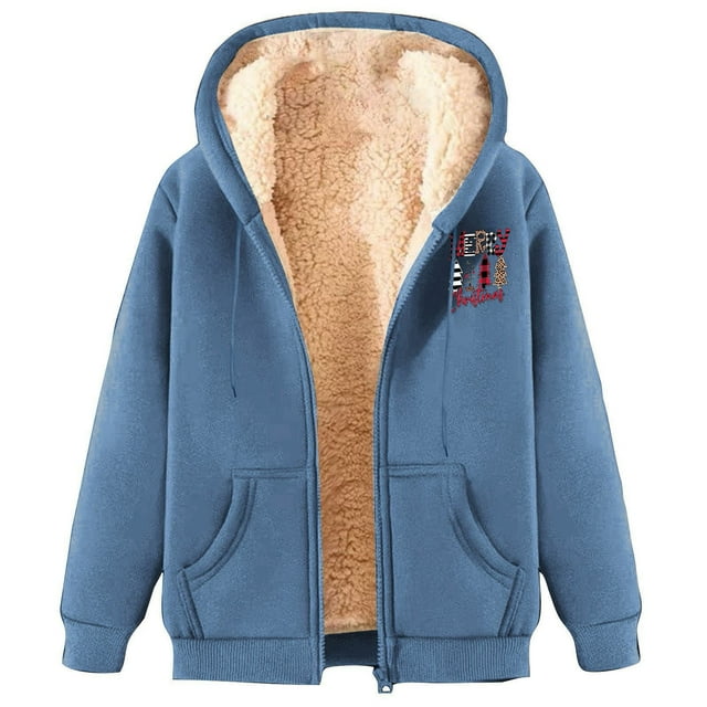 Veste d'Hiver Décontractée Unisexe de Noël avec Fermeture Éclair, Poches, Chaude et Confortable pour Hommes