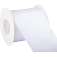 thumbnail image 4 of GFDYREE 4" Inch Double Faced Satin Ribbon White Solid Polyester Craft Ribbon - 25 Yards Perfect for Gift Wrapping, Crafts, Wreath, Wedding Party Ceremony Decoration, Floral Arrangement, Sewi, 4 of 7