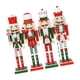 thumbnail image 2 of Figuras decorativas de Cascanueces de Navidad, recuerdos de fiesta, estilo clásico, decoración de escritorio portátil multiusos, muñeca de madera, 4 25cm mayimx Figura Cascanueces, 2 of 9