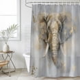 Photo inspiration: 72X78 Inch Shower Curtain Elephant Bathroom Decor Waterproof Fabric Photo Inspiration