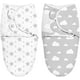 thumbnail image 2 of Arrullo bebé - Pack de 2 arrullos para recién nacido, 0-3 meses manta arrullo bebé, algodón orgánico con velcro unisex Ormromra LKX-1853, 2 of 4