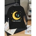 thumbnail image 1 of New Spring/Summer Ramadan Festival Loose Casual Fashionable Street Trendy Cool Children's Moon Cool Boy's Cartoon Pattern Printed Short Sleeve T-shirt for Daily Wear, 1 of 6