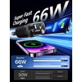 thumbnail image 3 of Cargador de coche BYUVEVSR Starlight retráctil 4 en 1 de 66 W y 2,5 m, 3 of 8