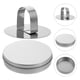 thumbnail image 3 of WORGEOUS Interesante herramienta para hacer galletas, herramienta de decoración de pasteles, caja de dulces y galletas (plata), 2 uds., 3 of 8