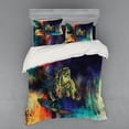 thumbnail image 2 of Ambesonne Tribal Bedding Set 3 Pcs, Grunge Tribal, Twin XL, Multicolor, 2 of 3