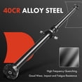 thumbnail image 2 of A-Premium Rear Driveshaft Assembly Compatible with Kia Sorento EX Luxury LX SX 2011-2013 V6 3.5L AWD, 2 of 8