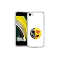 thumbnail image 1 of TalkingCase Slim Phone Case Cover Compatible for Apple iPhone SE 2022/3rd/2020/8/7, Spooky Emoji White Print, USA, 1 of 7