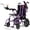 Purple, variant on Foldable Electric Wheelchair, All Terrain Smart Motorized Wheelchair, Senior-Friendly Power Chair with 360° Joystick, 15+ MilesLong-Range Mobility Scooter, Purple