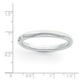 thumbnail image 3 of Platinum 3mm Lightweight Comfort-Fit Wedding Band Size 9.5, 3 of 5