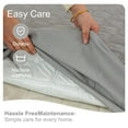 thumbnail image 2 of Y YUNHSOM Waterproof Fitted Sheet Machine Washable Skin Friendly Ultra Soft & Breathable, 2 of 8