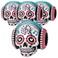 thumbnail image 1 of Calavera charm audífonos brillan SkullDj01 4Pzas Plata S925 Chapa Separador Fijo Cráneo Dj Plata/Multicolor Caja Negra 4, 1 of 1