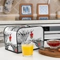 thumbnail image 6 of Picia Moose Kissing Under Mistletoe Print 2 Slice Toaster Cover , Toaster Protector Dustproof Kitchen Appliance Cover, Kitchen Appliance Dustproof Protector, 6 of 7