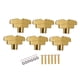 thumbnail image 3 of 6 clavijas de afinación para guitarra acústica que reemplazan el cabezal de la máquina del afinador de guitarra. Dorado, 3 of 9
