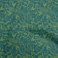 thumbnail image 1 of oneOone Cotton Cambric Teal Green Fabric Florals Diy Clothing Quilting Fabric Print Fabric By Yard 56 Inch Wide, 1 of 1