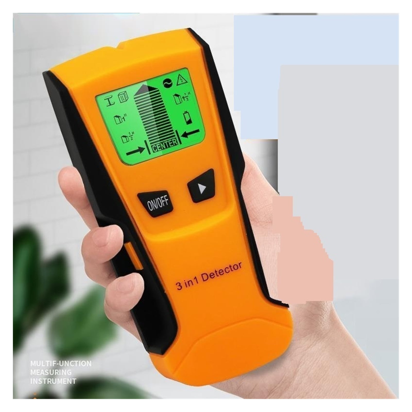 10pcs 3 In 1 Handheld Professional Depth Metal Detector Pinpointer Stud Finder Wall Scanner Sensor For Wire Detect Metal Seekers