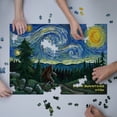thumbnail image 3 of Uinta Mountains, Utah, Bigfoot, Starry Night (1000 Piece Puzzle, Size 19x27, Challenging Jigsaw Puzzle for Adults and Family, Made in USA), 3 of 4