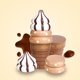 thumbnail image 5 of Tholdsy Creatividad con juguetes de helado de madera para juegos imaginativos, juguetes de helado magnéticos de madera, diversión creativa Juguetes sabor vainilla, 5 of 6