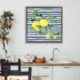 thumbnail image 2 of Stupell Industries Juicy Lemon Vine Brown Framed Floater Canvas Wall Art design by Paul Brent, 25 x 25, 2 of 9