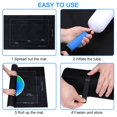 thumbnail image 3 of Puzzle Mat Household Solid Color Board Game Accessories Puzzles Storage Roll Mats Organizer Holding Tool with Printing Pattern black, 3 of 9