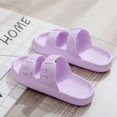 thumbnail image 6 of BERANMEY Comfort Cloud Slippers For Women and Men Double Buckle Adjustable Slides Pillow Slippers EVA Flat Sandals Unisex Slippers, 6 of 9