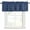 Blue, variant on Tropical Palm Trees Valances for Windows Farmhouse Kitchen Curtains Valances Rod Pocket Valance Curtains for Windows Summer Coconut Trees Plants Navy Blue Window Valances for Bathroom Bedroom 42"x12"