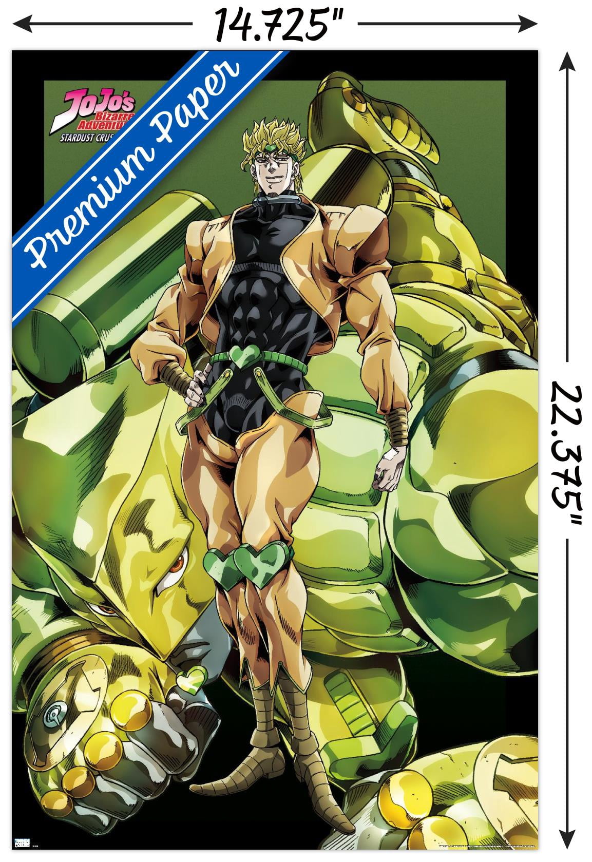 ジョジョの奇妙な冒険 大阪JOJO展 DIOとザ・ワールドのA1ポスター