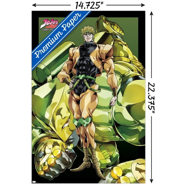 JoJo's Bizzare Adventure - Dio and The World Wall Poster, 14.725