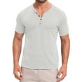 thumbnail image 2 of pstuiky camisetas camisas para hombre, Camisa casual de manga corta para hombre, estilo bolos vintage, estilo playero cubano, con botones, para verano camisas casuales para hombre xl, 2 of 6