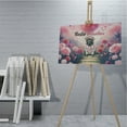 thumbnail image 4 of Hello Valentine’s Day Newfoundland Flower Crown Romantic Pink Floral Horizontal Matte Canvas Poster Newfie Dog Lover Gifts Wall Art Home Decor - 00031, 4 of 5