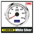thumbnail image 1 of 6000 RPM Tachometer 52mm Pointer 4000 RPM Tacho Meter Gauge With Red Backlight For Car Boat Marine Yacht RV 9-30V ,Wide Applicability, 1 of 7