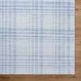 thumbnail image 2 of My Texas House Sutton Blue Plaid Indoor Washable Runner Rug, 2 of 6