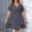 Navy, variant on Zorckvet Loose Dresses for Women Casual Sundresses Short Sleeve Fashion Plus Size Boho Womens Dress V Neck