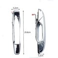 thumbnail image 5 of Manija de Puerta Exterior CHAO Cromada Lado Pasajero Delantero Derecho Compatible con Cadillac Escalade Chevy Avalanche Silverado Suburban Tahoe GMC Sierra 2007-2014, 5 of 5