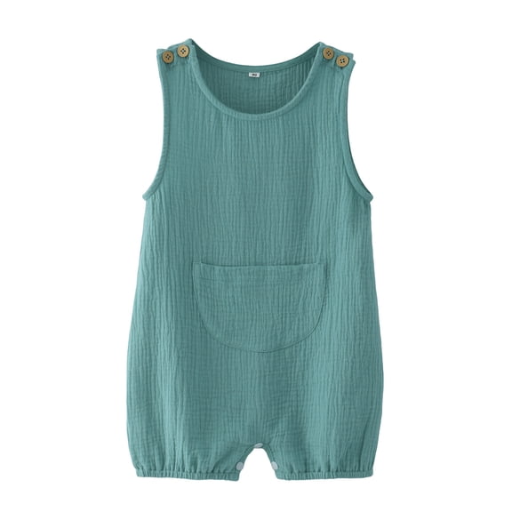 Sngxgn Baby Girl Cotton Bodysuit Long Sleeve Jumpsuit Outfits Clothes(Blue,66)