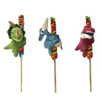 Plush Dinosaur Slap Bracelet with Sucker