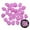 Rose Red, variant on GROWTH TANK Fluorescent Luminous Stones Decoration Dark Landscaping Crafts Cobblestones White
