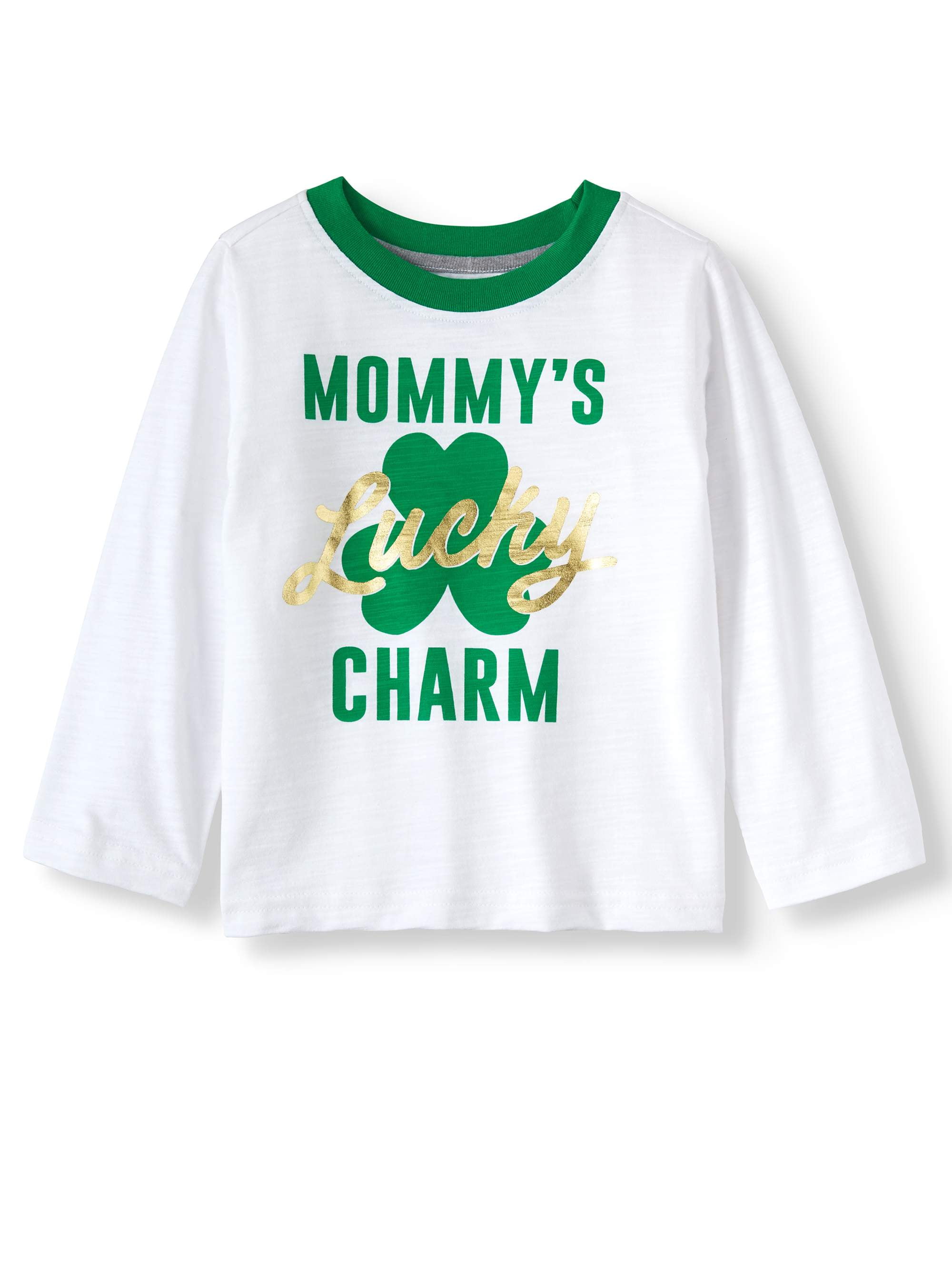 Toddler Boys’ St. Patrick’s Day Graphic Raglan Long Sleeve Tee