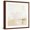 Brown Frame, variant on Art.com Smudged Horizon II Art Print by Victoria Barnes, 16" x 16"