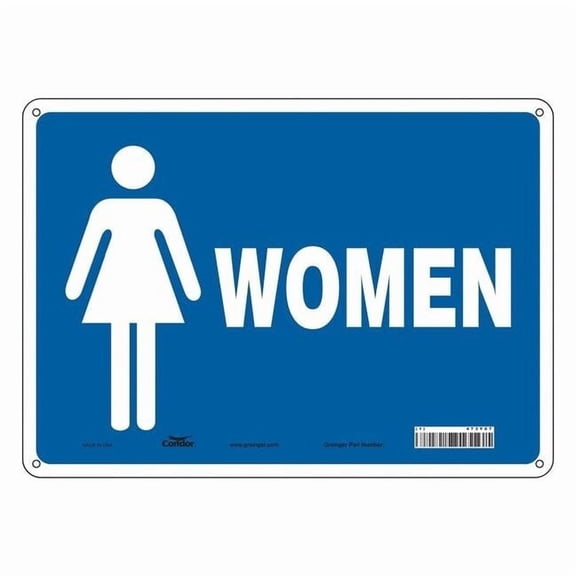 Condor Safety Sign,10 in x 14 in,Aluminum 473Y07